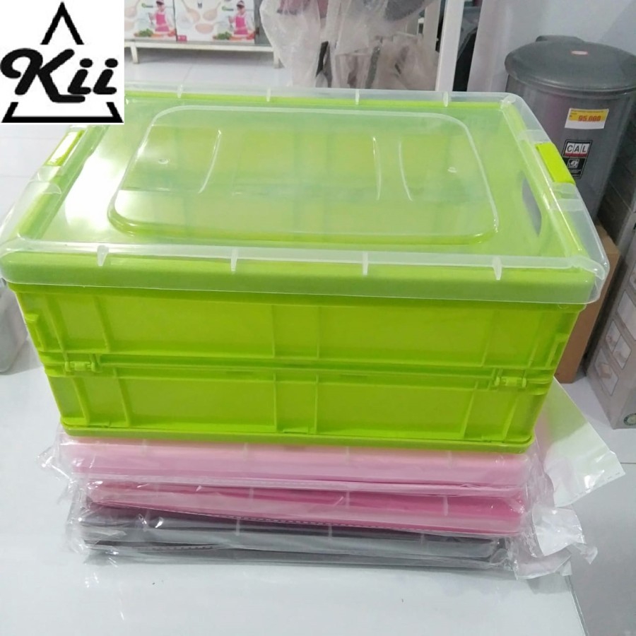 Box Lipat Karakter - Box Container Lipat - Foldable Storage Persegi