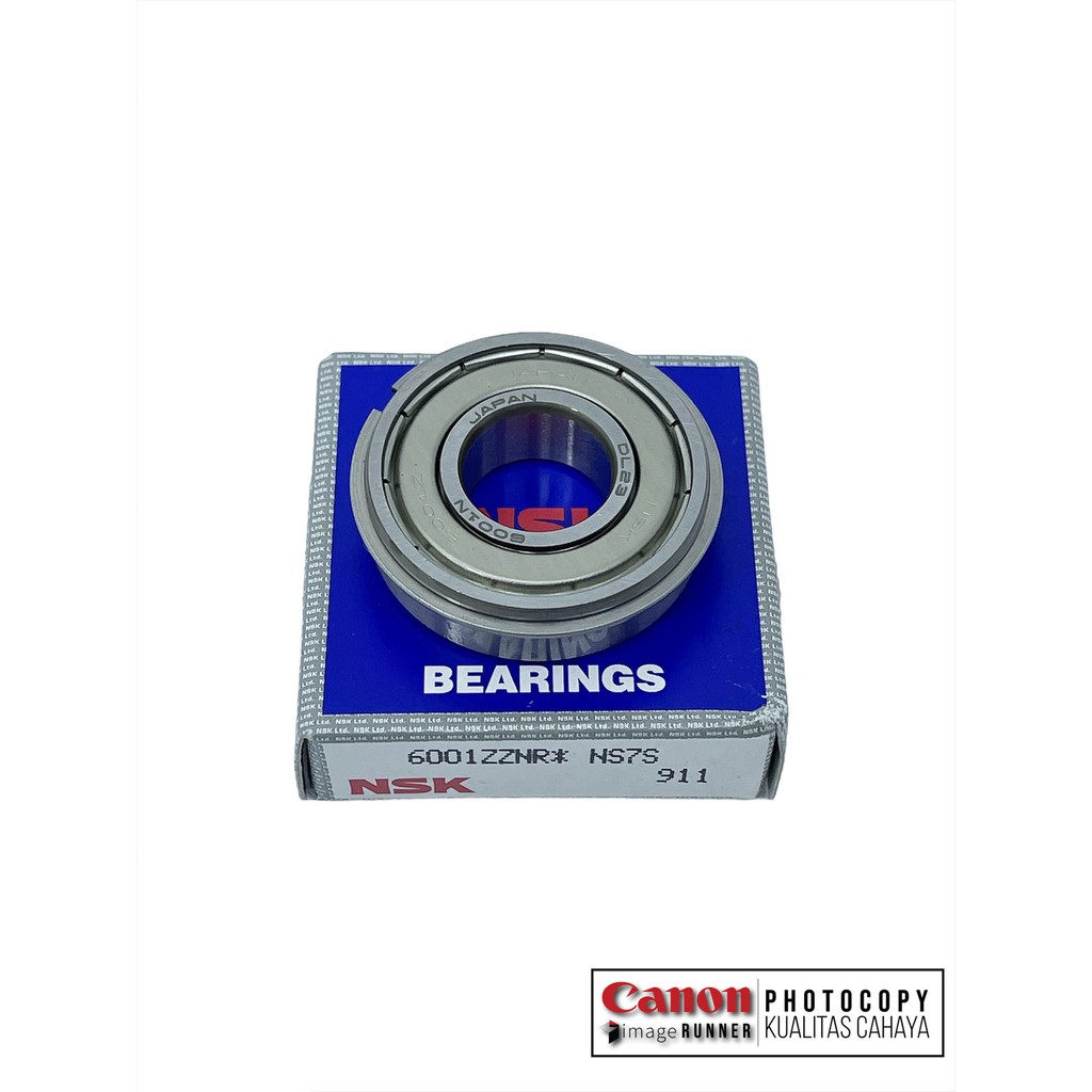 Bearing Lower Mesin Fotokopi Canon IR 6570/5075 IRA 6075/6275 NSK 6001ZZNR Jepang