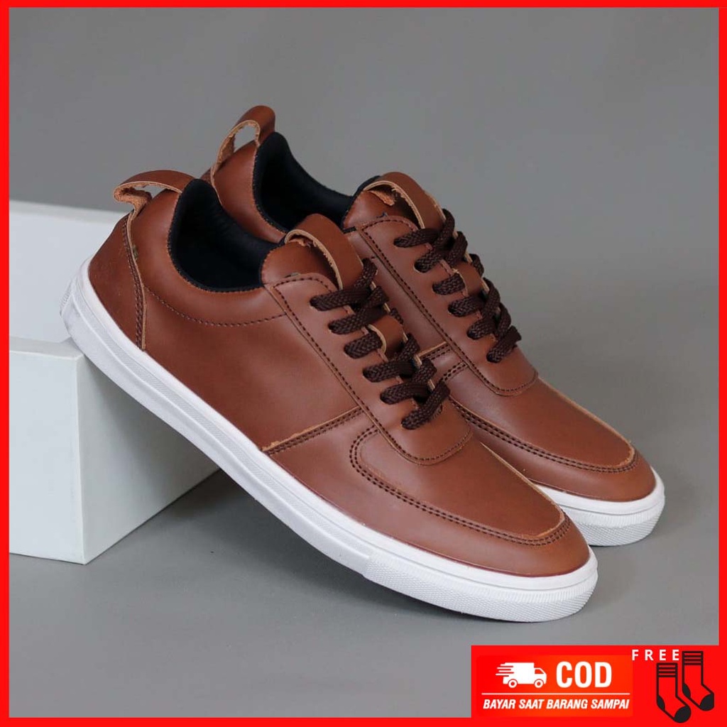 MOLK|Sepatu Sneakers Casual Kasual Jalan Polos Ori Pria Cowo Footwear