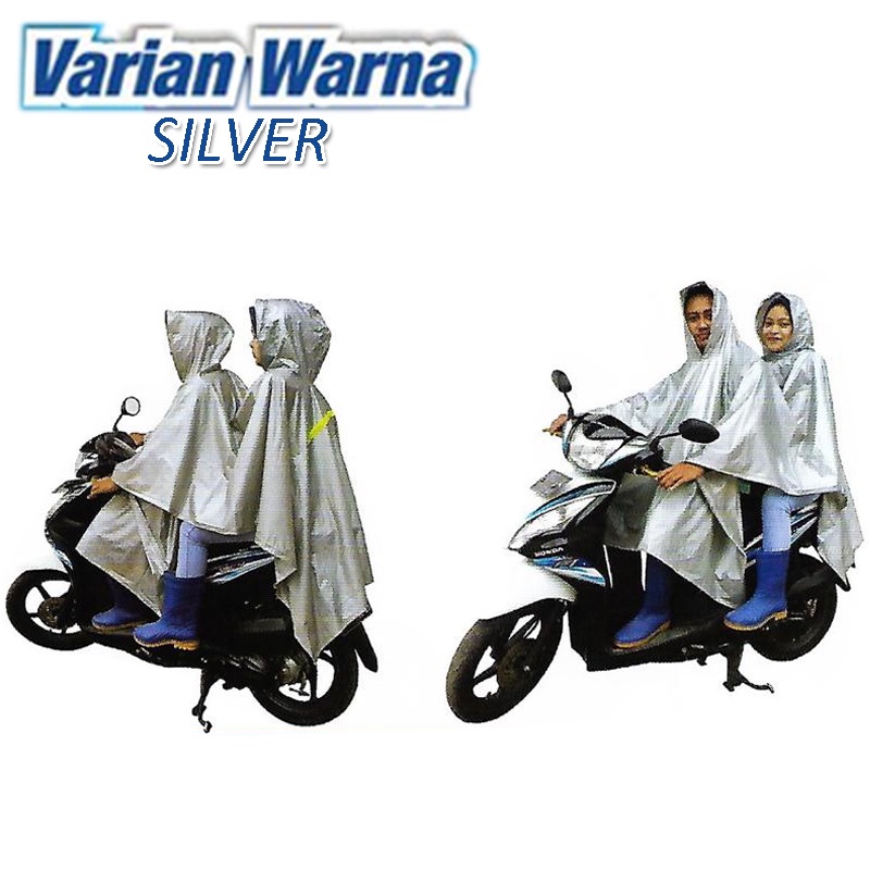 Terlaris Jas Hujan 2 in 1 DAYTONA Premium Dewasa Murah / Jas Hujan Berdua Boncengan 2 Kepala Murah / Jaket Motor Dewasa Penutup Seluruh Badan / Jas Hujan Dobel Ponco Double / Double Phonco