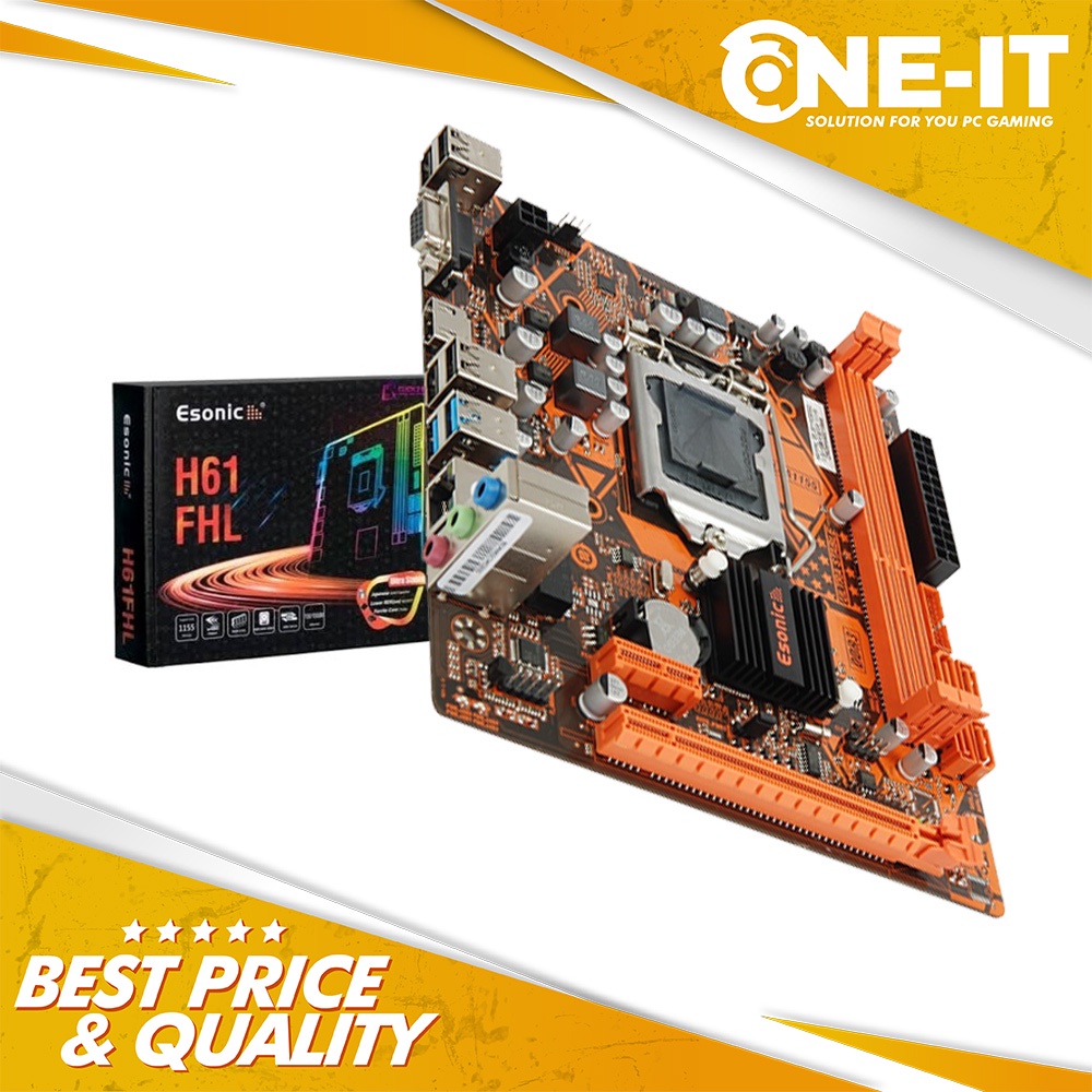 Jual MOTHERBOARD ESONIC H61FHL LGA1155 H61 | Shopee Indonesia