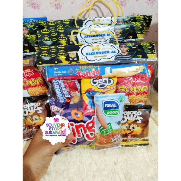 Murah !! Snack Ulang Tahun Bingkisan Snack Ultah Paket Ultah Surabaya Snack Ultah Surabaya