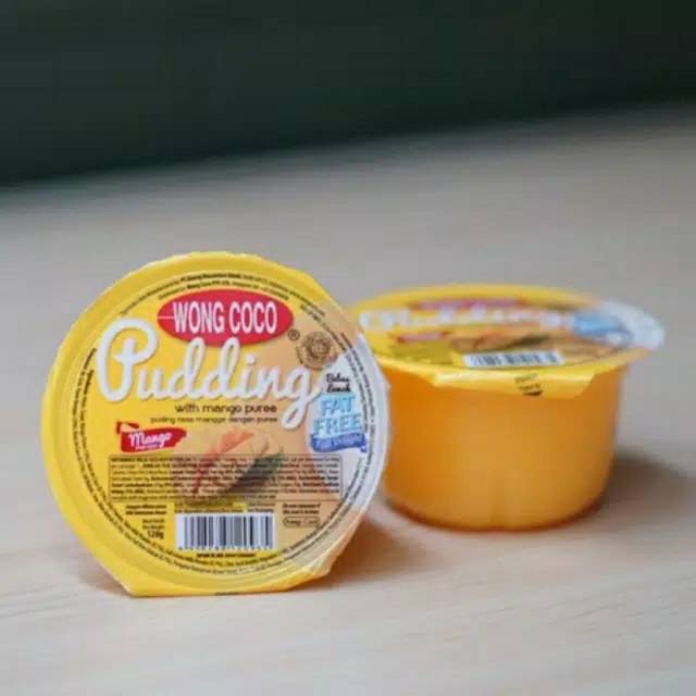 

WONG COCO Puding Mangga (2 Pcs) l Dengan Mango Pure