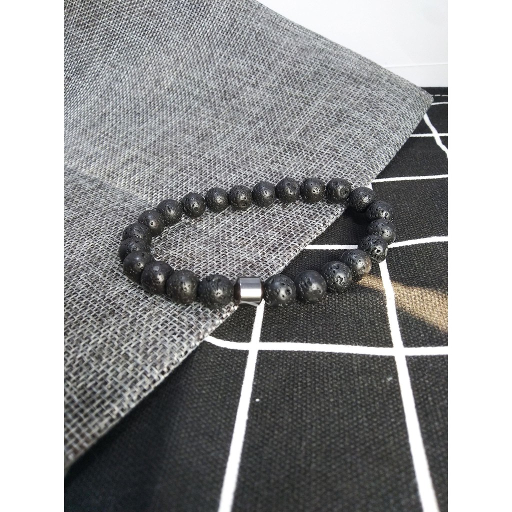 COD GELANG PRIA NATURE STONE BEADS BRACELETS EXCLUSIVE HANDMADE WB006