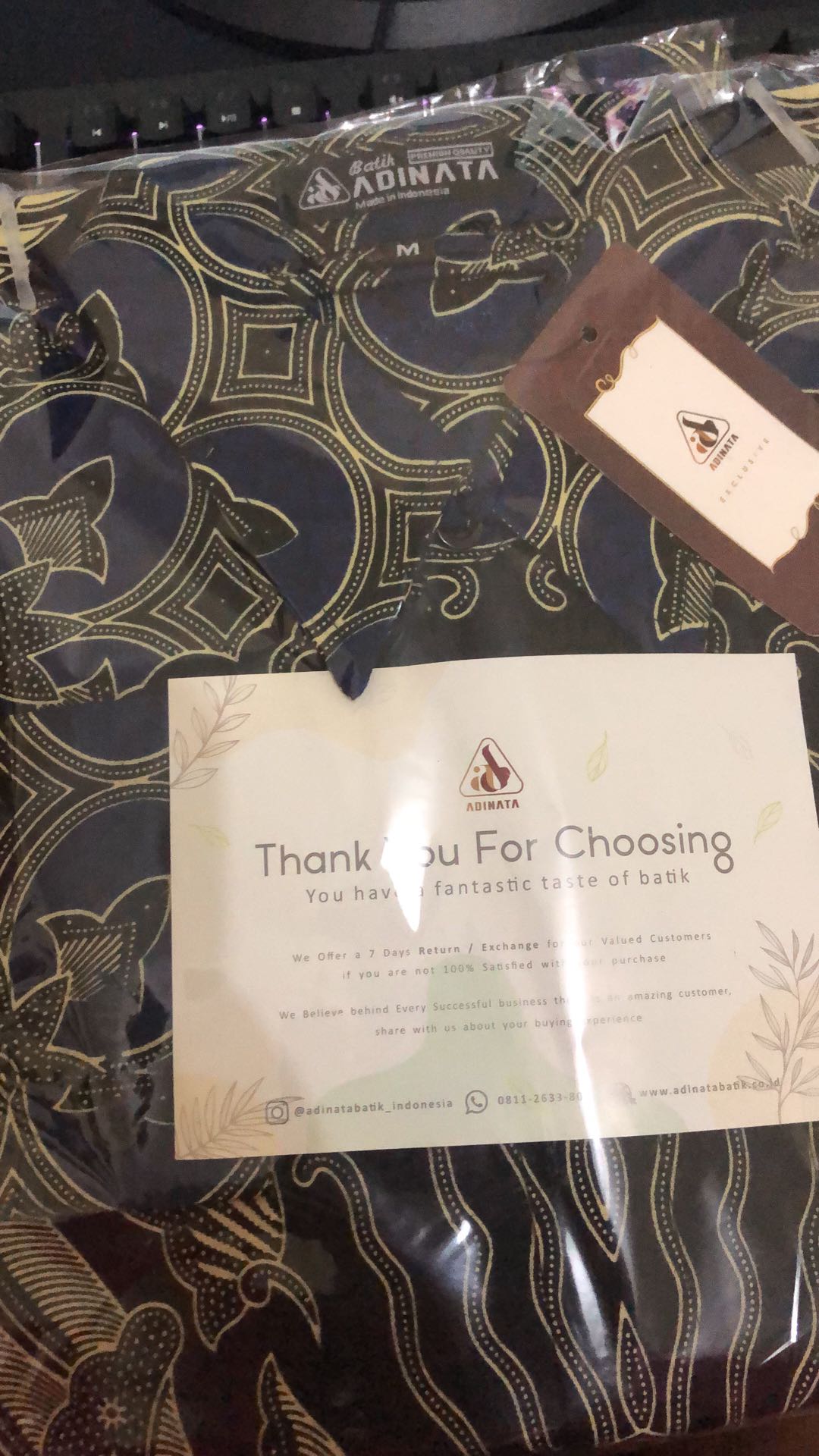 Kemeja Panjang Adinata Batik Kara Kyra