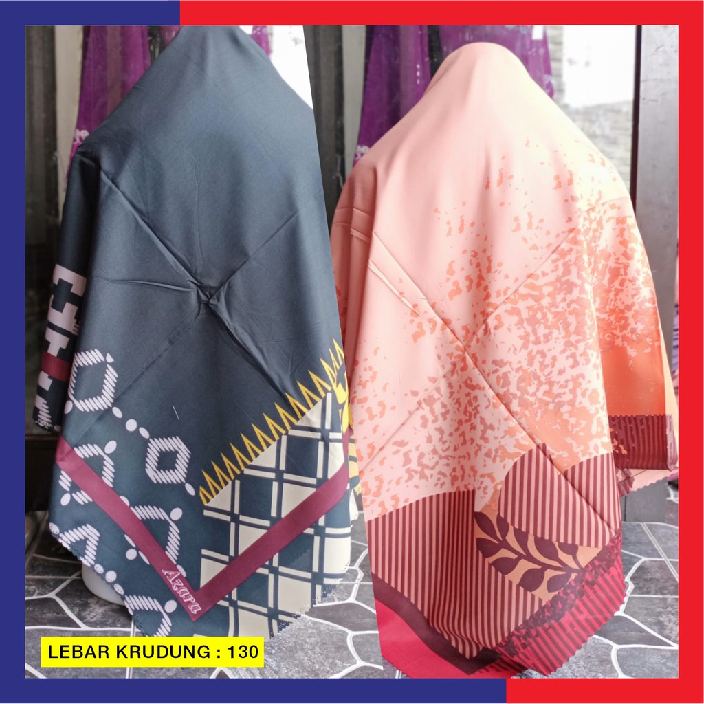 Terlaris Jilbab hijab segi empat Azara MAKSMARA Syar'i / Motif Terbaru