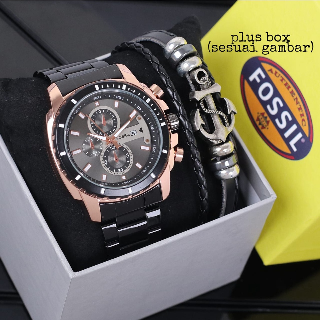 Grosiran Jam Tangan Pria Psa W6 - 46125 Analog Tali Rantai Tanggal Aktif Chrono Variasi Original Garansi 6 Bulan Free Box Gelang &amp; Baterai Cadangan (BisaCOD)