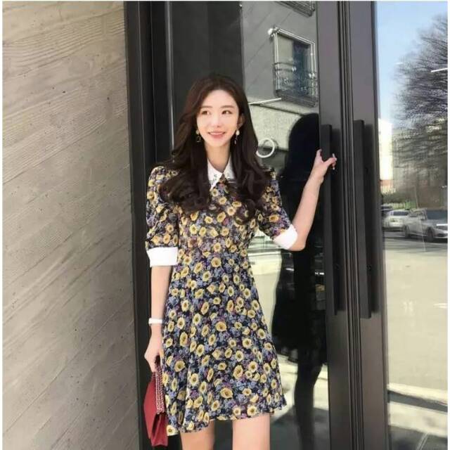 Dress Korea flower Premium