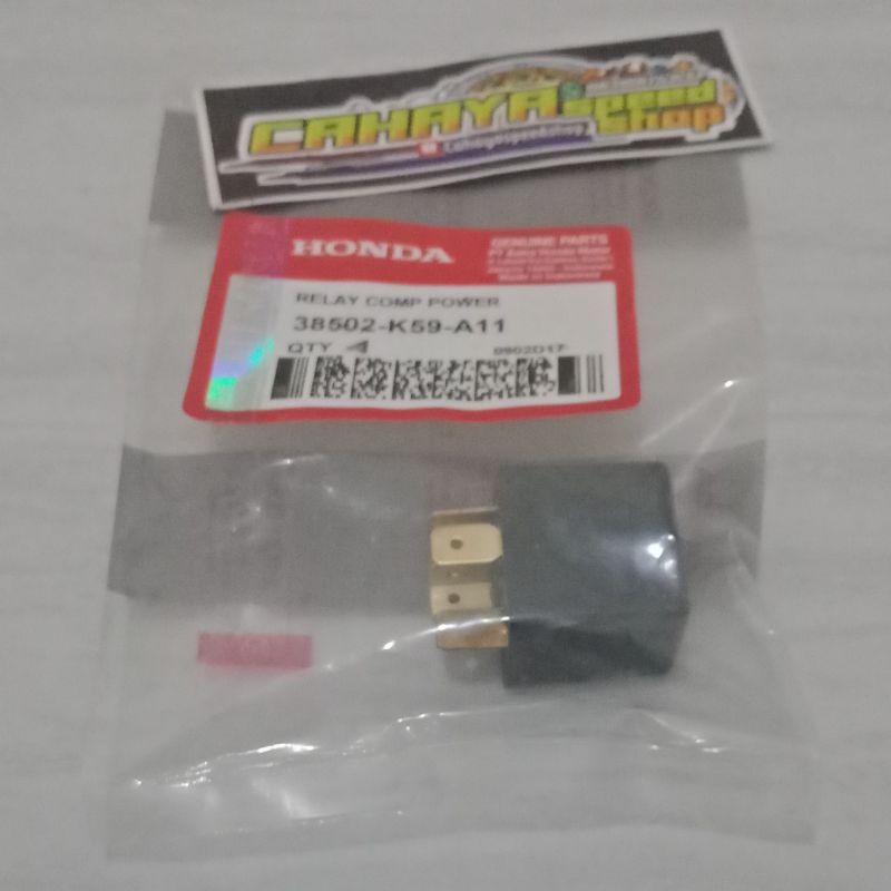 Relay Comp Power Relay kaki 5 Vario 150 vario 125 esp beat fi oem Japan Original