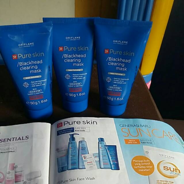 Pure skin blackhead clearing mask . ORIFLAME