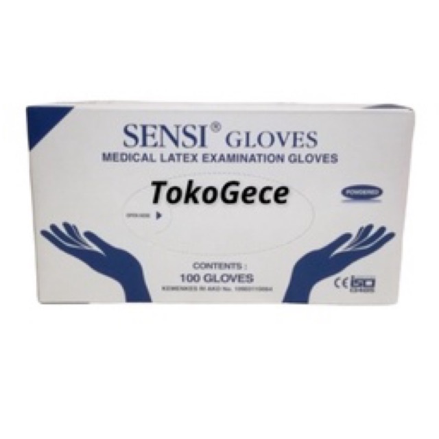 Sarung Tangan Latex Sensi / Sarung Tangan Sensi / Handscoon Sensi