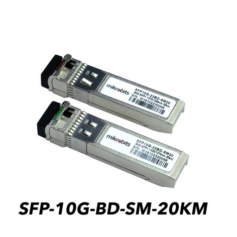 Mikrobits SFP+ Transceiver SFP-10G-BD-SM-20KM