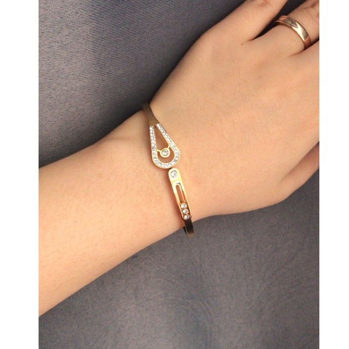 [NEW] Gelang Bracelet Wanita Aksesoris Titanium Korea Trend Masa Kini Cocok Hadiah GK118