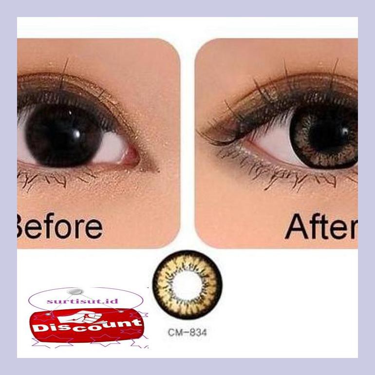 

T3Tky0X Original Softlens Geo Angel Color Brown Coklat Cm-834 Ricrtxnne