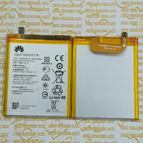 Baterai Battery Batere Original HW HB416683ECW For type Google Nexus 6P , H1511 , H1512