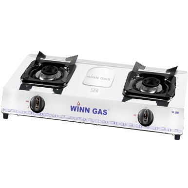 WINN GAS Kompor Gas 2 Tungku W-288 Stainless