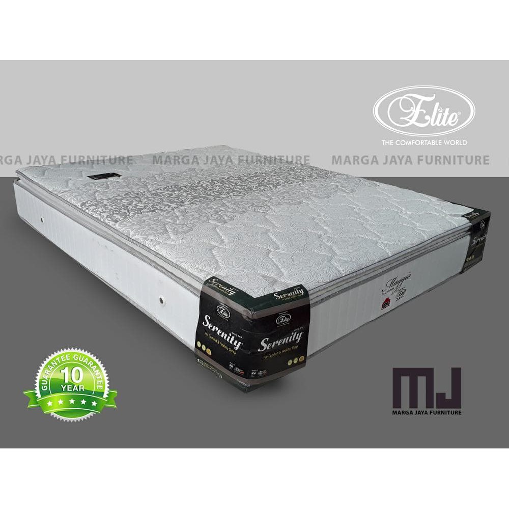 Elite Serenity Spring bed 120x200 Kasur sj Pillow Top not latex