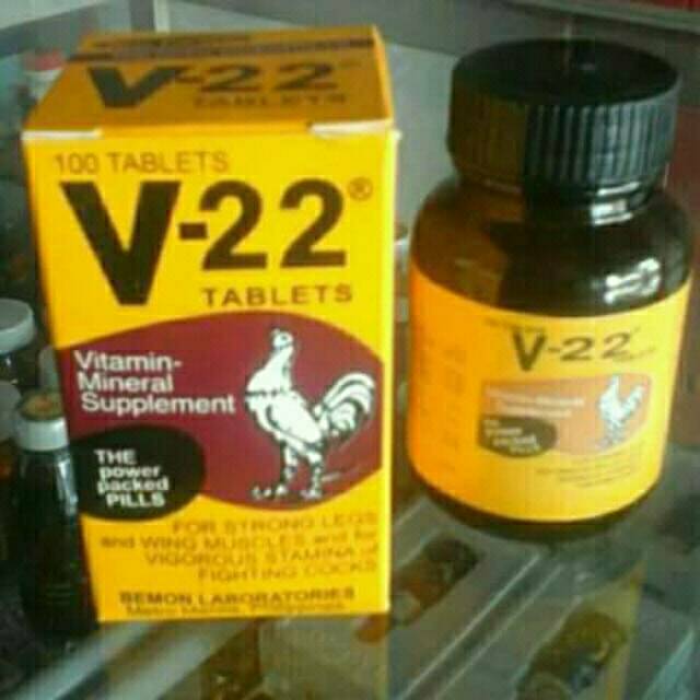 Vitamin Ayam V22 Multivitamin Penambah Tenaga Dan Memperbesar Otot Indonesia