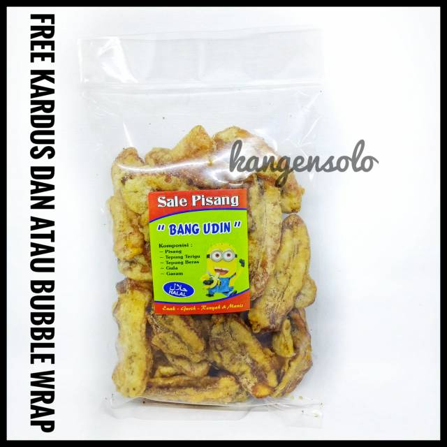 

KERIPIK SALE PISANG MINI KERING BANG UDIN 200GR MANIS RENYAH