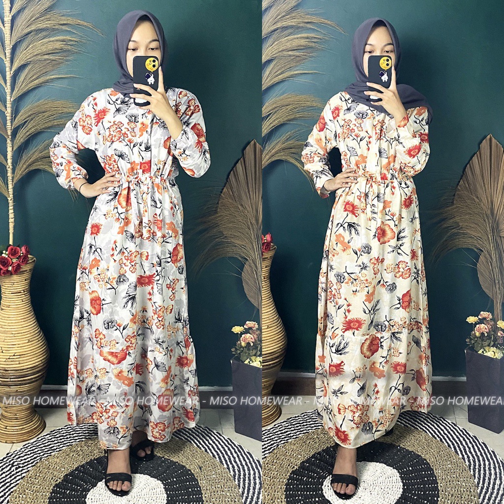 (Ready 4 Warna) Maxy Dress Floral Syfana Glamour