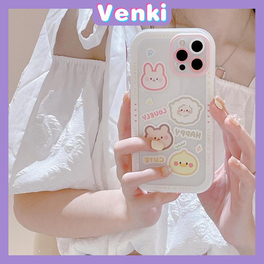 iPhone Case Silicone Soft Case Clear Case Airbag Shockproof Camera Protection Button Cartoon Cute Compatible For iPhone 14 Pro Max 13 Pro Max 12 Pro Max 11 Pro Max xr xs max