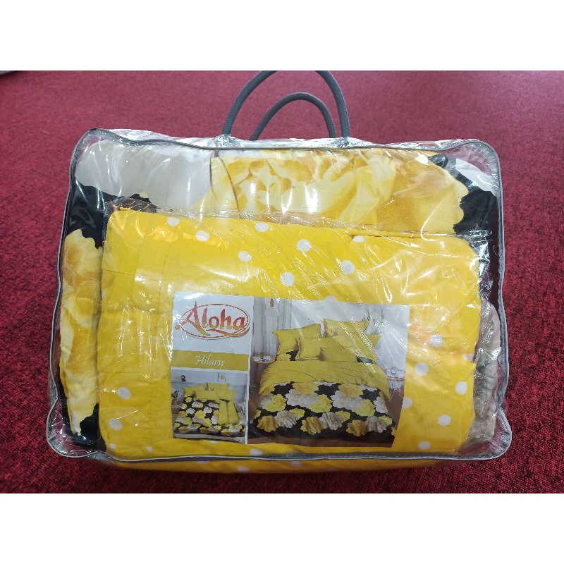 BED COVER ORI BY ALOHA, BED COVER MURAH, BED COVER RUMBAI
