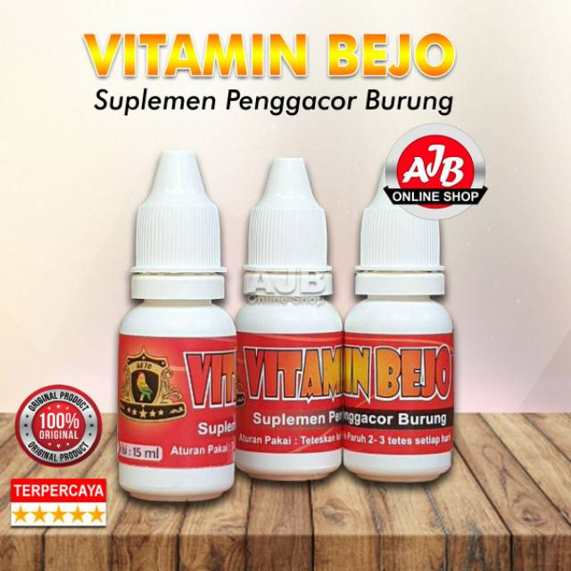VITAMIN BEJO SUPLEMEN PENGGACOR BURUNG LOVEBIRD BISA UNTUK DEWASA BALIBU JANTAN BETINA