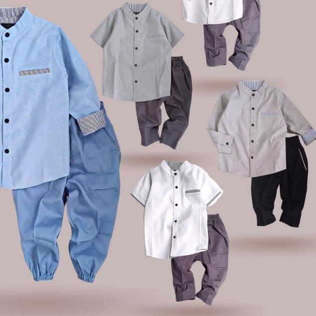 ☋ SETELAN KOKO ANAK KOKO ORI TABINA KEMKO ANAK LAKI LAKI KEMEJA KOKO ANAK KOKO ANAK POLOS OXSFORD ➣