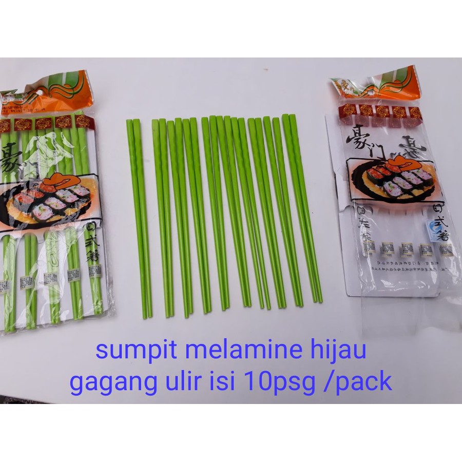 Sumpit Melamin Ulir Set