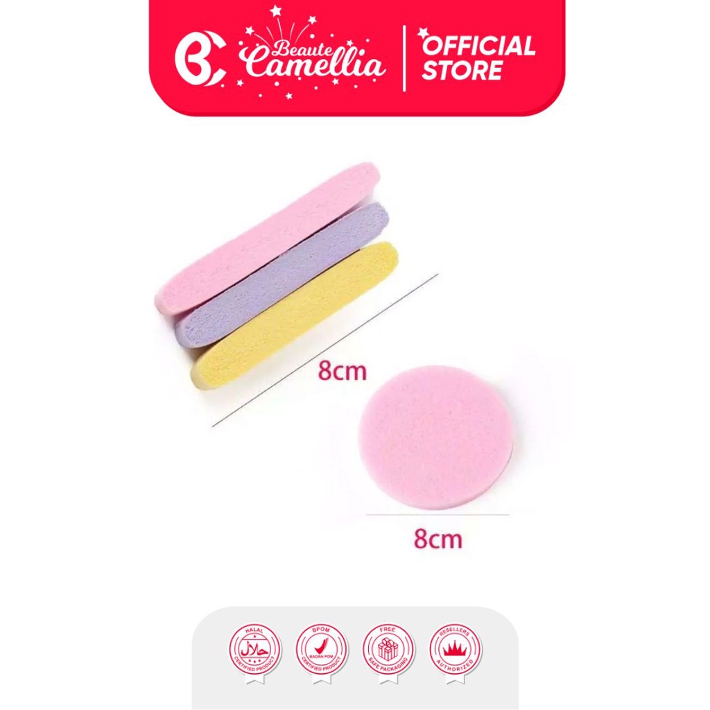 Spons Pembersih Masker | Spons Kentang Facial Stick | Facial Sponge Pembersih Masker