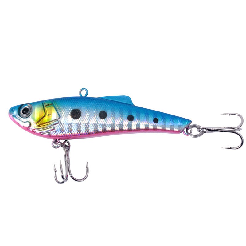 Shengyao 1Pcs New Sinking VIB Fishing Lure 8.5cm/6.3g Swimbait Bass Wobbler Lifelike Minnow Memancing Ikan Kait