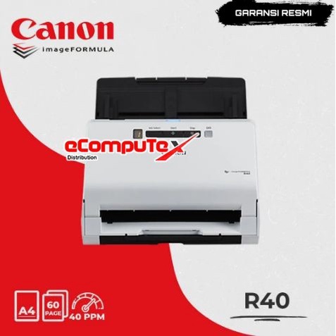 SCANNER CANON DR R40 40 PPM | U-TURN PAPER MECHANISM | ADF - GARANSI RESMI