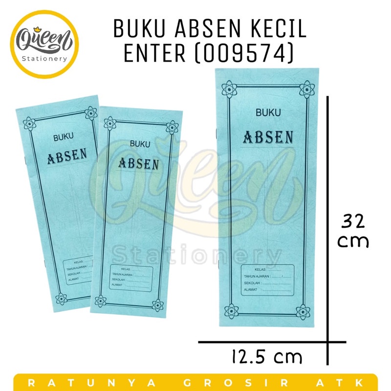 

1 PCS BUKU ABSEN KECIL ENTER / BUKU ABSEN MURID / BUKU PRESENSI KELAS (009574)