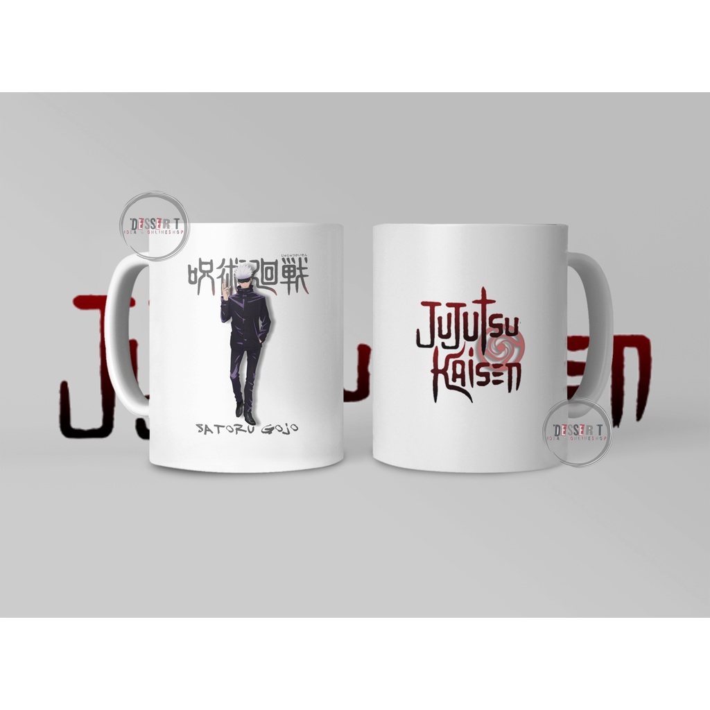MUG CANGKIR GELAS JUJUTSU KAISEN JJK KARAKTER ANIME UNIK MERCH