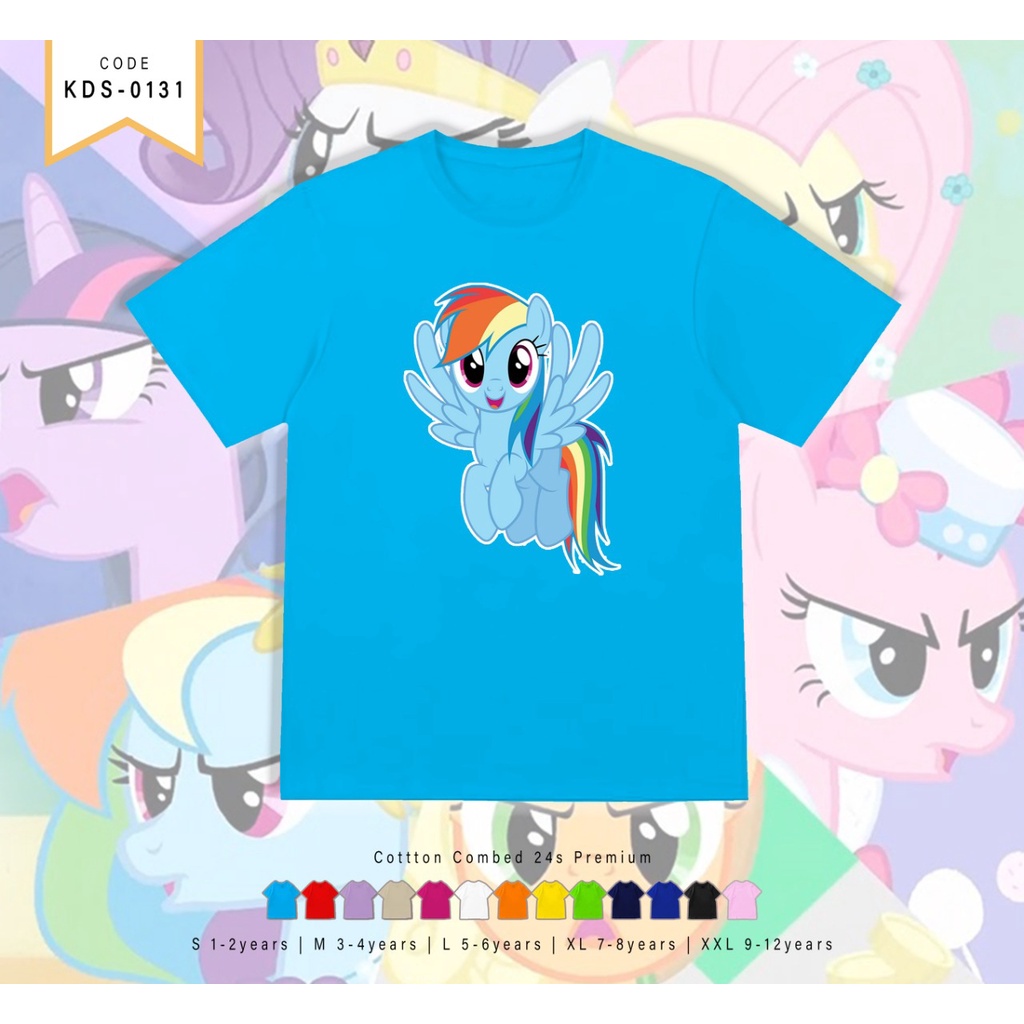 T-SHIRT / KAOS ANAK-ANAK TERMURAH BERGAMBAR LITTLE PONY - TERIMA CUSTOM KAOS KELUARGA