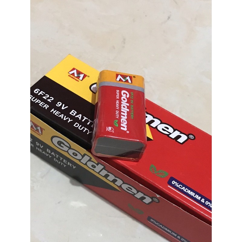 Battery Batere Kotak Peak Power 9V / Baterai Kotak GMCELL / GOLDMEN