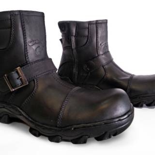 Work Safety Men Boots  Sepatu  Boots  Pria  Cut Engineer 