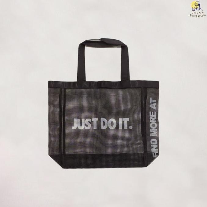 Tas Nike Swoosh Mesh Shopping Tote Bag Distarami