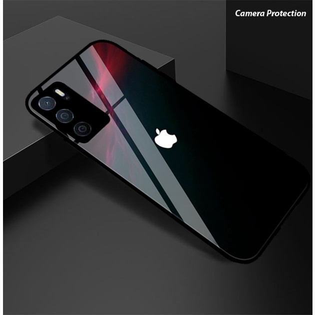 (SC02) Softcase Glass Kaca Oppo A54 - Kesing Hp - Softcase Glass Hp Oppo A54 - Softcase Kaca Oppo A5