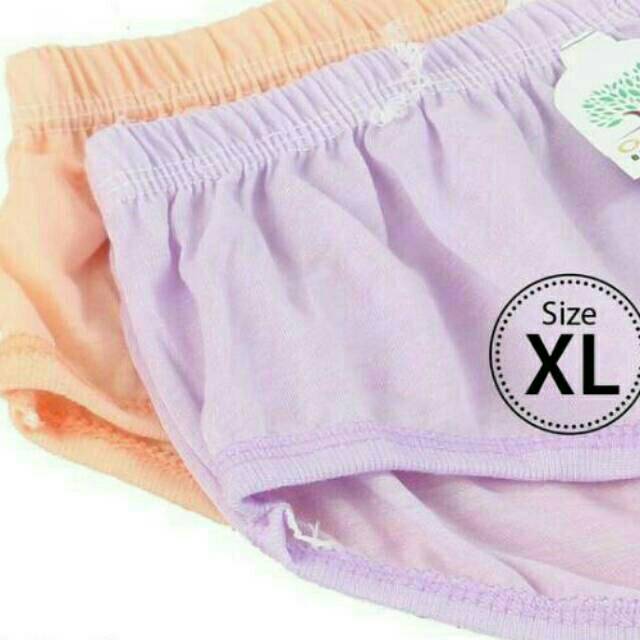 Celana dalam wanita XL tebal halus / CD cewek XL halus adem