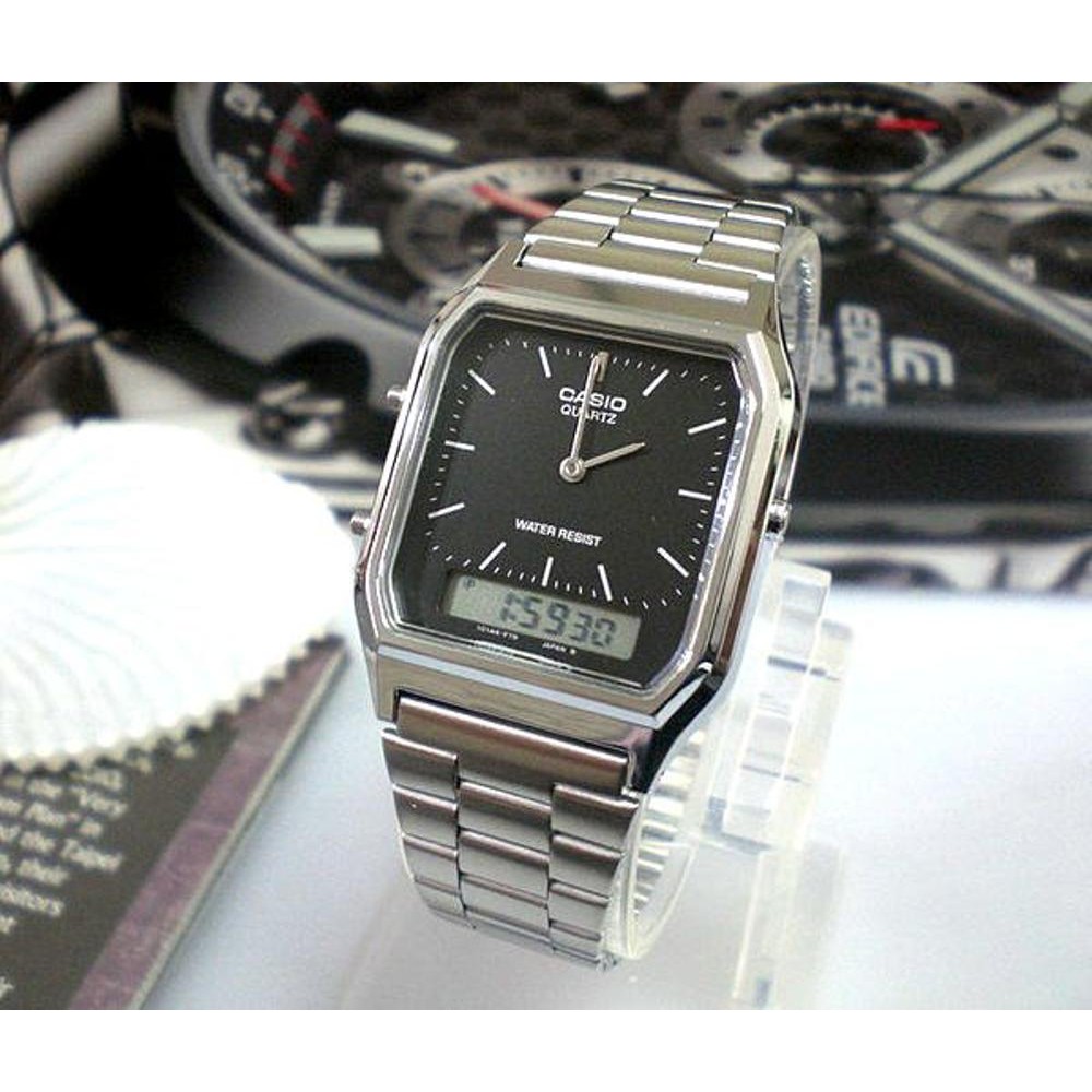Jam Tangan Casio Original Wanita AQ 230A 1D