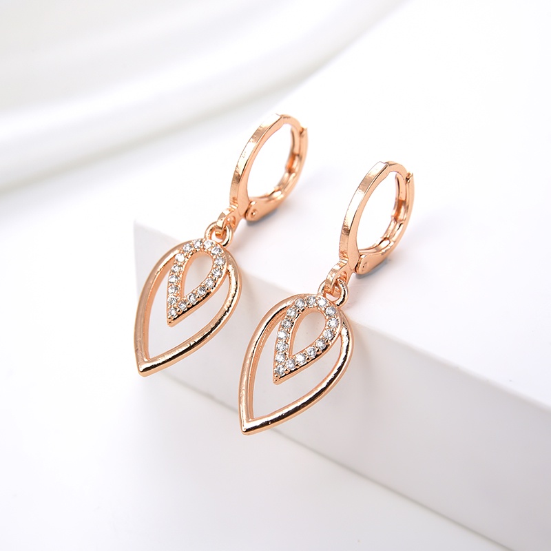anting titanium wanita emas muda anti karat dewasa tusuk korea asli panjang dan luntur korea style selamanya dewasa 64e