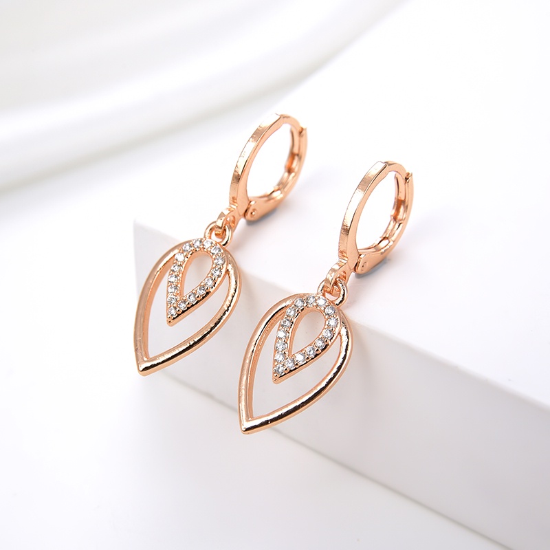 anting titanium wanita emas muda anti karat dewasa tusuk korea asli panjang dan luntur korea style selamanya dewasa 64e