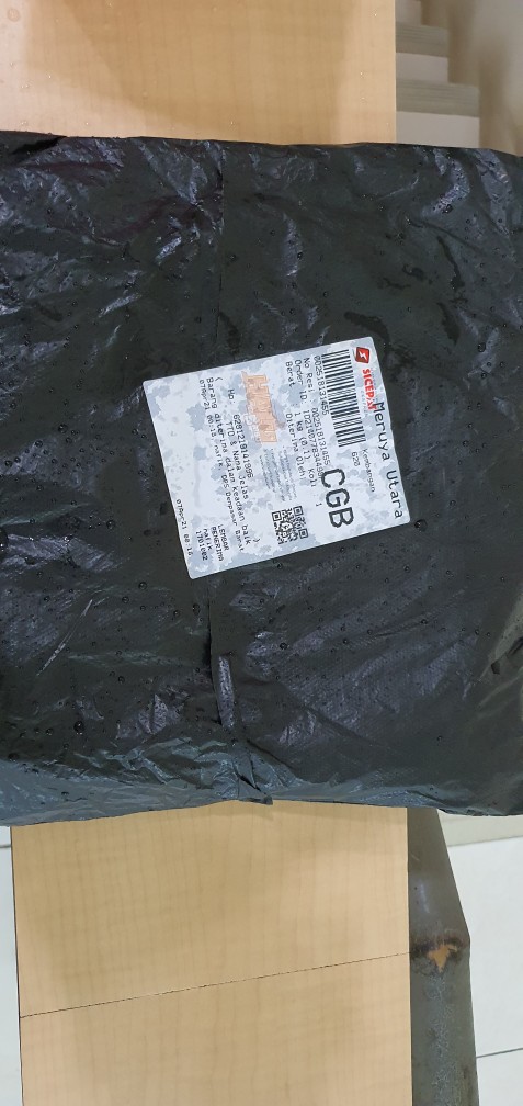 Rok Span Pendek Katun Prada Seikat Padi Hitam