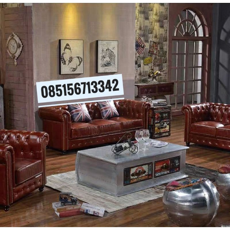Sofa Chesterfild-sofa mewah -sofa modern