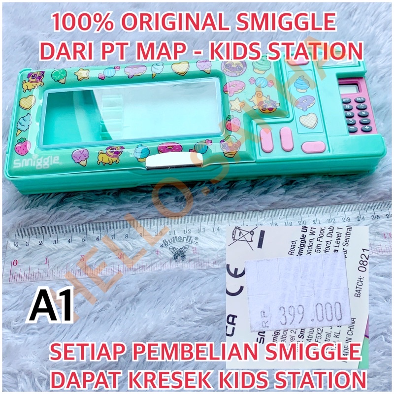 KOTAK TEMPAT PENSIL SMIGGLE JAMINAN ASLI 100% ORIGINAL PENCIL CASE BUAT PERALATAN SEKOLAH