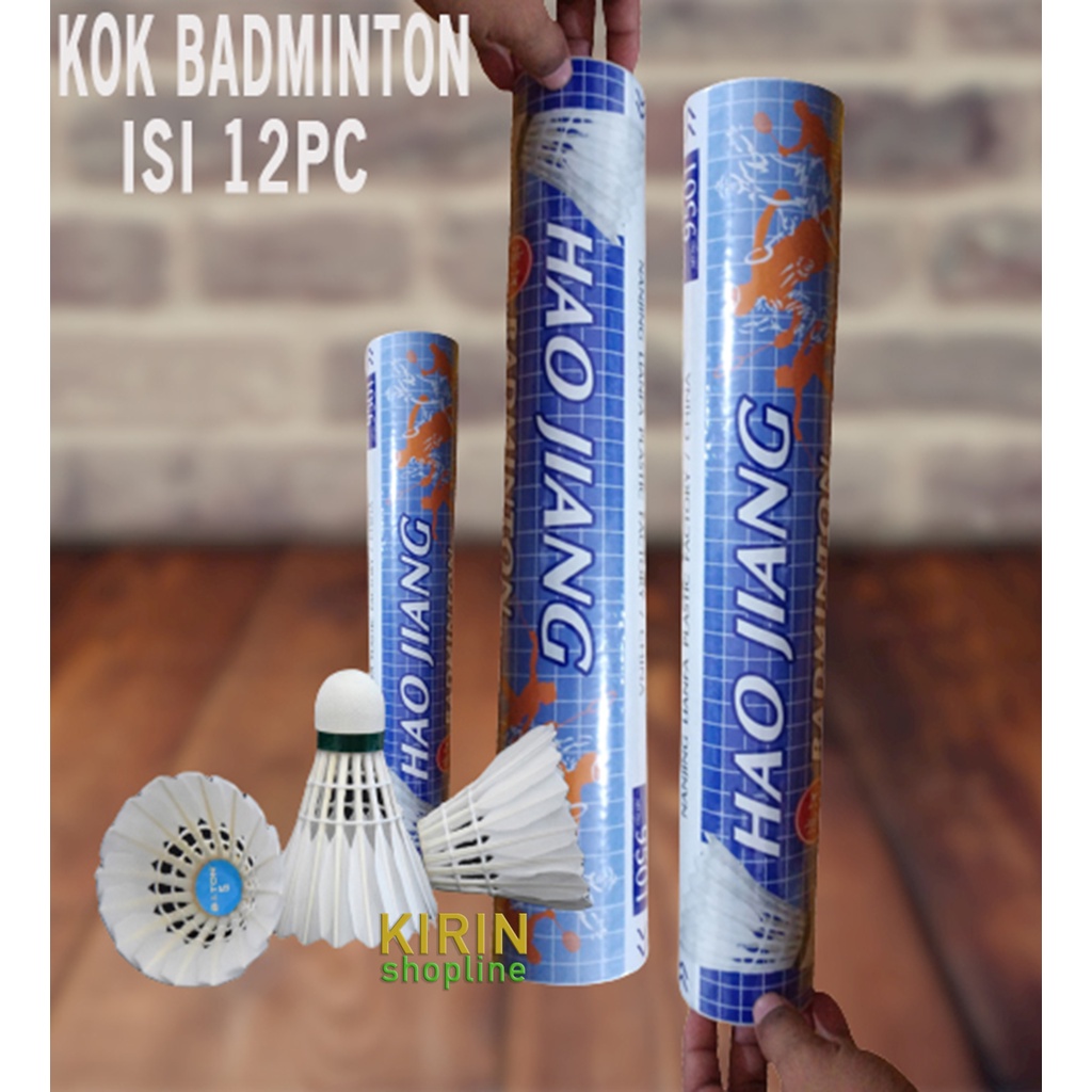 SHUTTLECOCK /KOK BADMINTON , KOK BULU TANGKIS HAOJIANG, YONEX BERKWALITAS ASLI BULU ANGSA