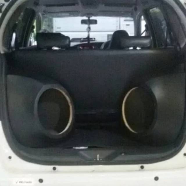 Audio box sudut custom calya / sigra