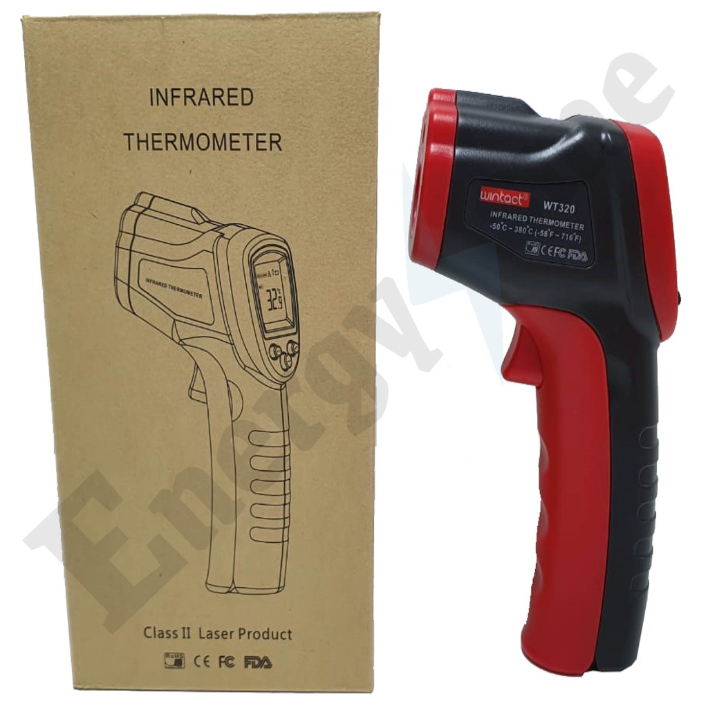 INFRARED THERMOMETER SUHU (PROYEK) OBJEK /RUANGAN WT-320 (NON MEDIS)