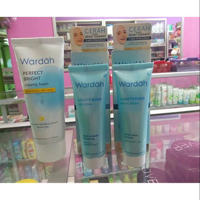 Paket crem wardah lightening mini